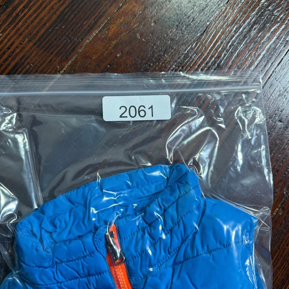 Polo Ralph‎ Lauren Puffer Vest Toddler  Size 2T Blue Orange Accents *READ*